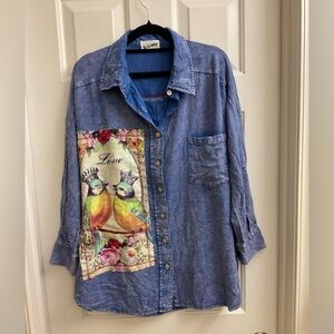 THE NU VINTAGE Buttondown Shirt NWT